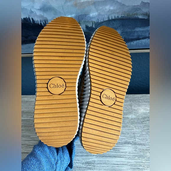 ✨CHLOE✨EXCELLENT CONDITION✨AVAILABLE NOW @ SAKS $895✨Nama Mixed Media Platform - Picture 6 of 13